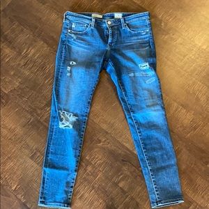 AG Distressed Denim